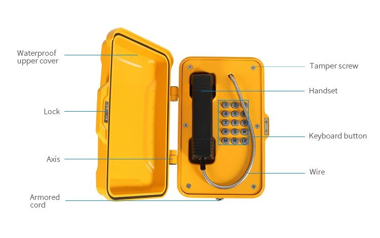 Waterproof Industrial Telephone 
